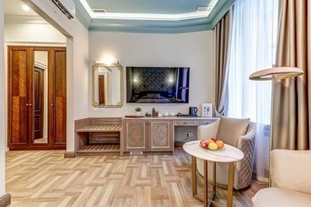 Телевизор номера Полулюкс в отеле Премиум